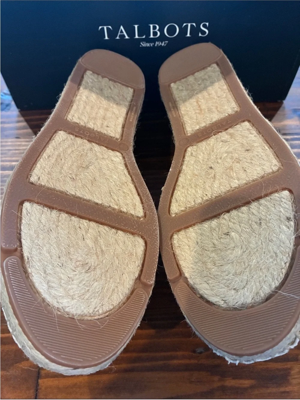 Talbots Summer Lemons Espadrille Slip-Ons